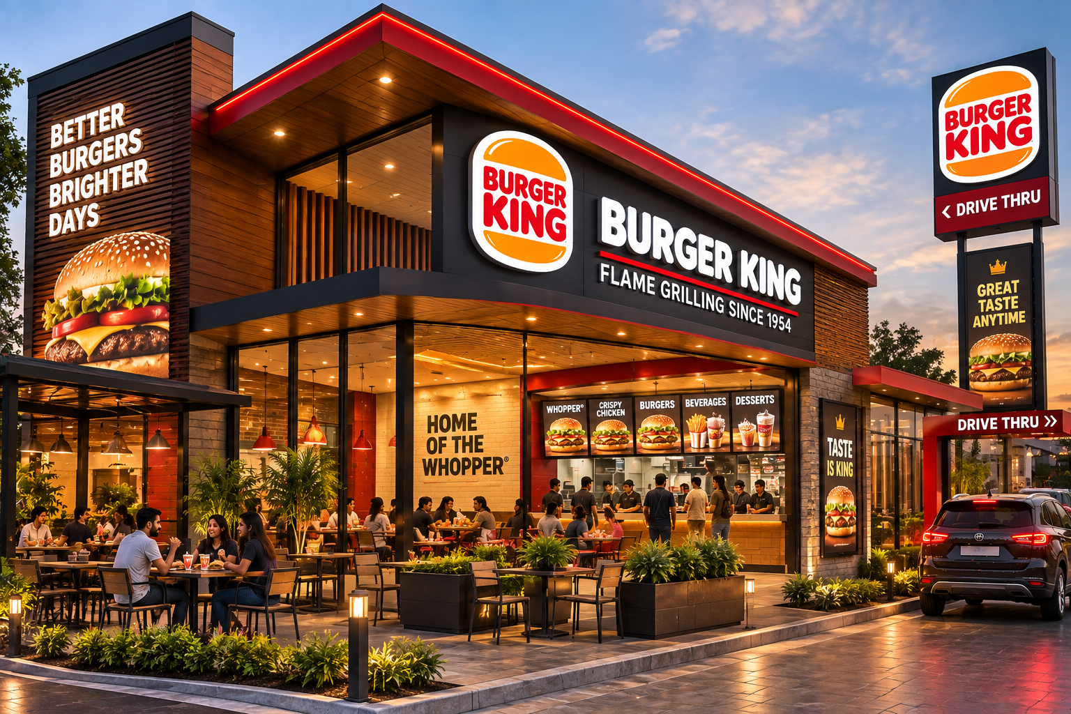 Burger King Franchise Cost in India